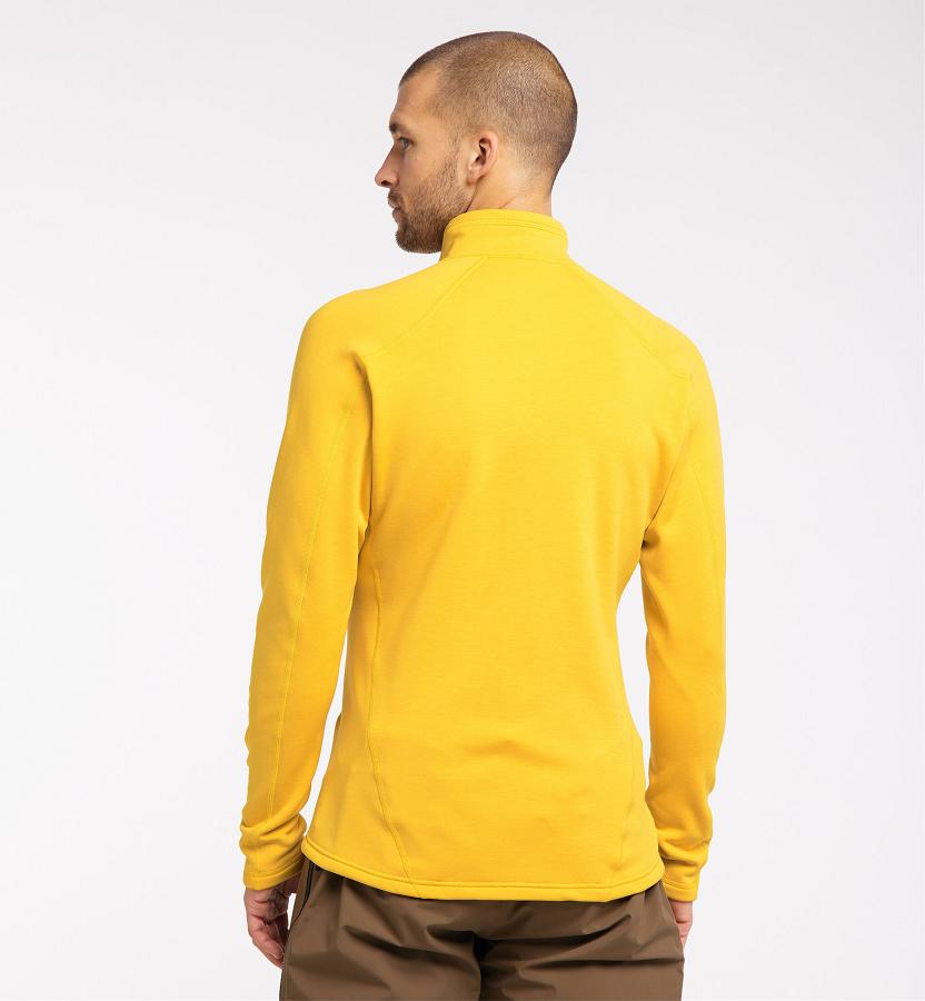 Haglöfs Mens Heron Fleece Yellow New Zealand 09562AMVF